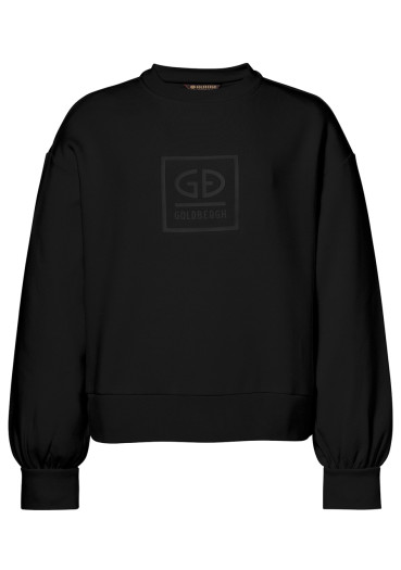 detail Dámská mikina Goldbergh Relax Sweater Black