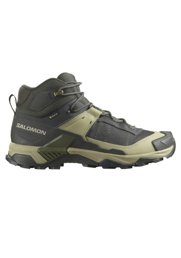 detail Pánské boty Salomon X Ultra 5 Mid Gtx Peat/Gray Green/B