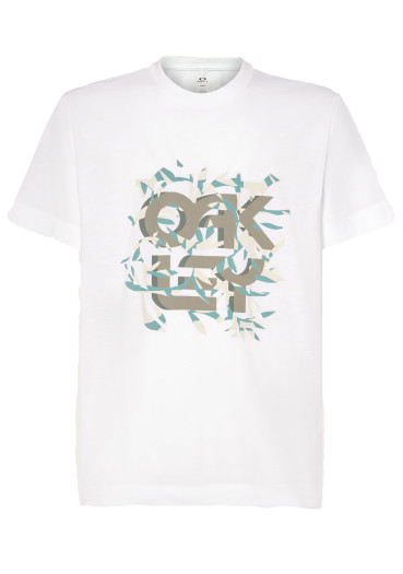 detail Oakley B1b Coral Tee White 100