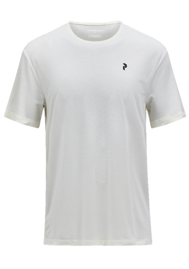 detail Pánské triko Peak Performance M Delta Ss Tee Vintage White