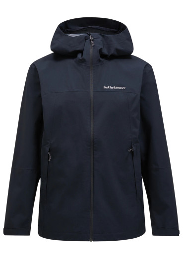 detail Peak Performance M Trail Hipe Shell Jacket Black