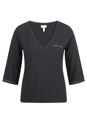 detail Dámské tričko Sportalm 1812543753 Black