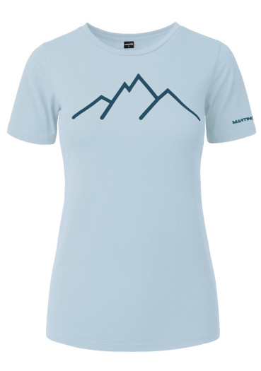 detail Martini Alpmate Shirt W Ice/Poseidon