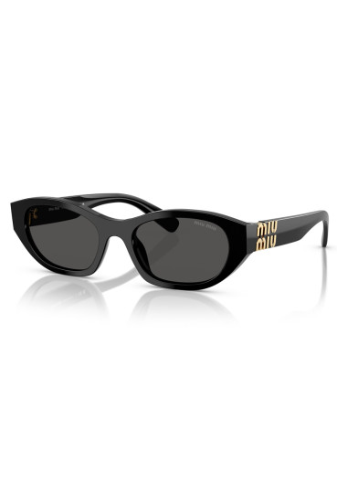 detail Sluneční brýle Miu Miu 0MU A03S 16K08Z53 Black-Dark Grey