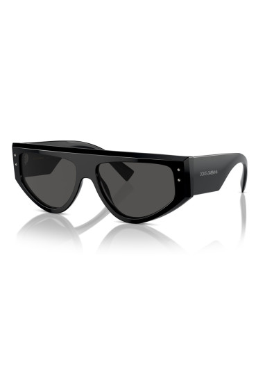 detail Sluneční brýle Dolce & Gabbana 0DG4461 501/8757 Black-Dark Grey