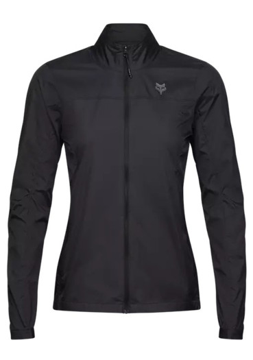 detail Dámská cyklistická bunda Fox W Ranger Wind Jacket Black