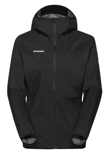 detail Mammut Ducan Light HS W Hood. Jkt Black