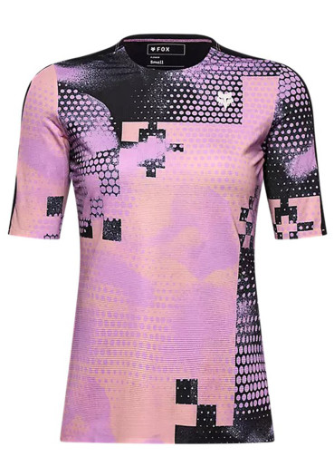 detail Dámský cyklistický dres  Fox W Flexair Ascent Ss Pulse Dusty Rose