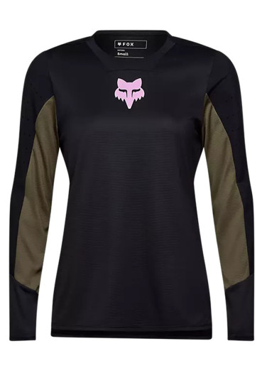 detail Dámský cyklistický dres Fox W Defend Ls Jersey Park Black