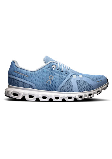 detail On Running Cloud 6, W Chambray/White