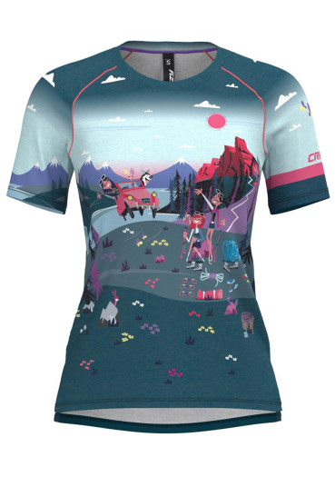 detail Dámské tričko Crazy T-Shirt Wonder Magic Woman I Love Mountain
