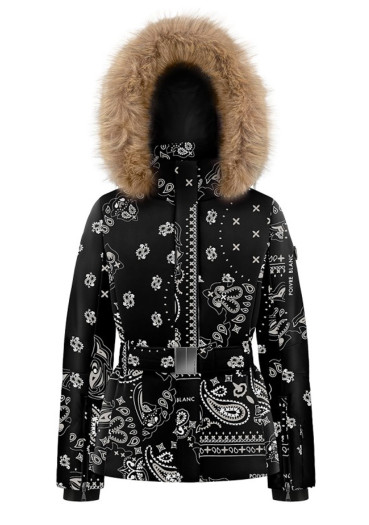 detail Dětská bunda Poivre Blanc Joana-Jrgl/P Ski Jkt Paisley Black