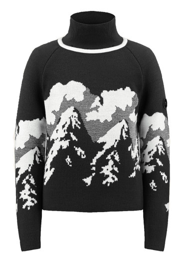 detail Poivre Blanc Ambre-Jrgl Knit Pullover Black