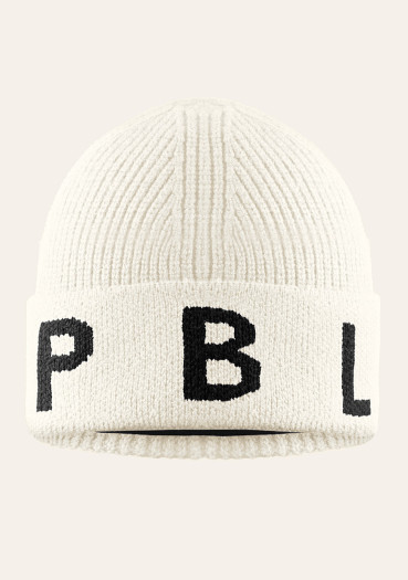 detail Poivre Blanc Bini-Jrux Knit Beanie White