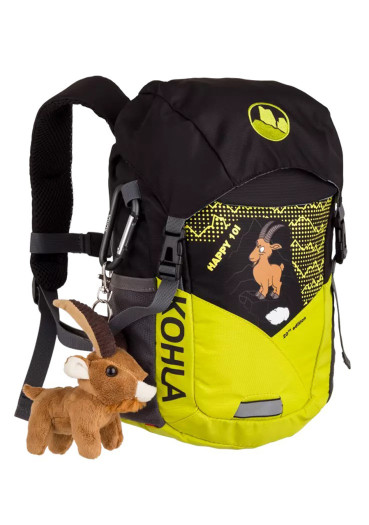 detail Kohla Backpack Happy 10L Black/Yellow 10 Liter