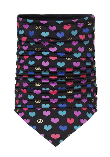 detail Dámský nákrčník Goldbergh Cupid Neckwarmer Cuori Maschera