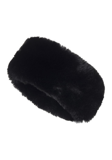 detail Dámská čelenka Goldbergh Froid Fluffy Headband Black