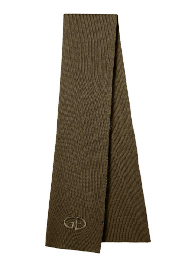 detail Dámský šál Goldbergh Valentina Scarf Dark Olive