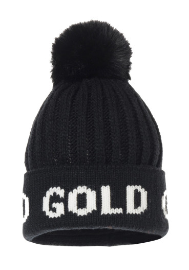 detail Dámská čepice Goldbergh Hodd Beanie Black/White