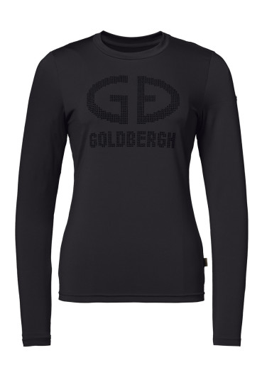 detail Dámské funkční tričko Goldbergh Blitz Long Sleeve Tee Black