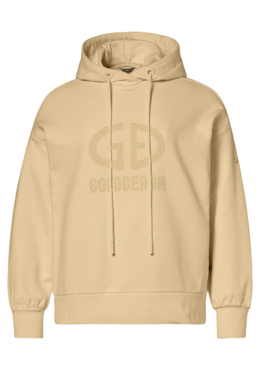 detail Dámská mikina Goldbergh Giorgia Hooded Sweater Caramello