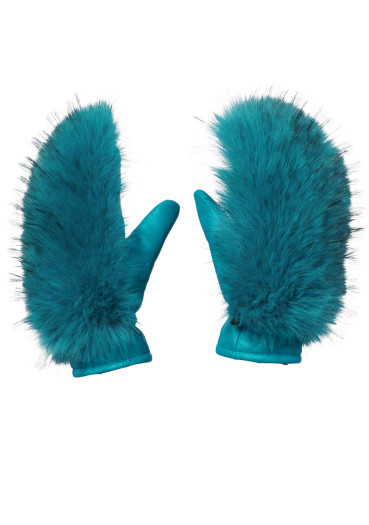 detail Dámské rukavice Goldbergh Hill Mittens Turchese