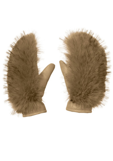 detail Dámské rukavice Goldbergh Hill Mittens Caramello