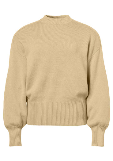 detail Dámský svetr Goldbergh Nicoletta Long Sleeve Knit Swe Caramello