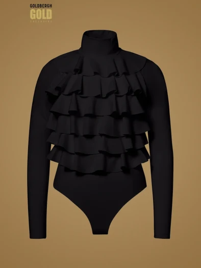 detail Dámské body Goldbergh Mystique Ski Body Black