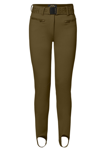 detail Dámské slim fit kalhoty Goldbergh Paris Ski Pants Dark Olive