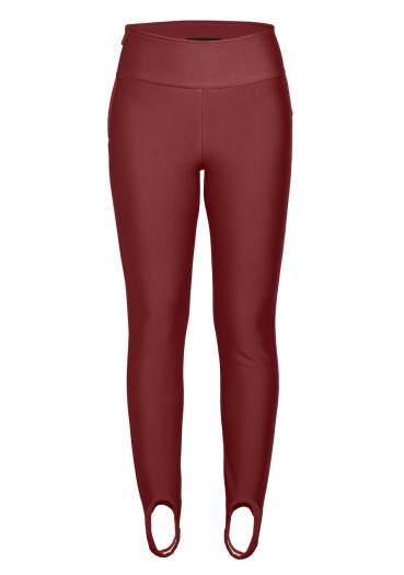detail Dámské slim fit kalhoty Goldbergh Sandy Ski Pants Vino Rosso