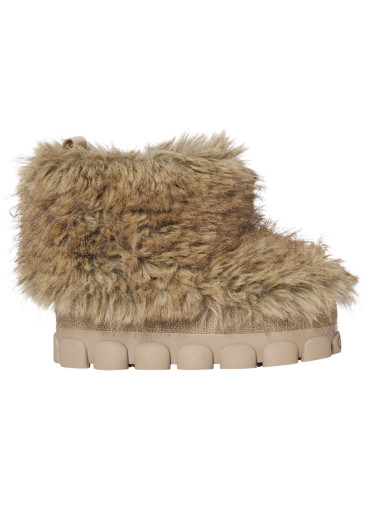 detail Dámské kotníkové sněhule Goldbergh Sofie Faux Snowboot Low Caramello