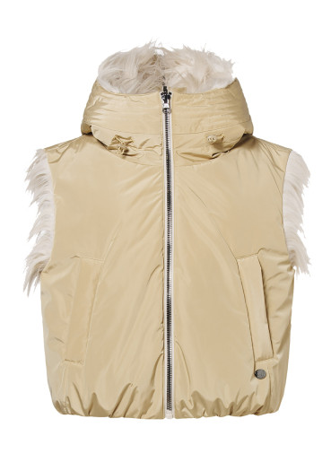 detail Dámská vesta Goldbergh Yara Bodywarmer Caramello