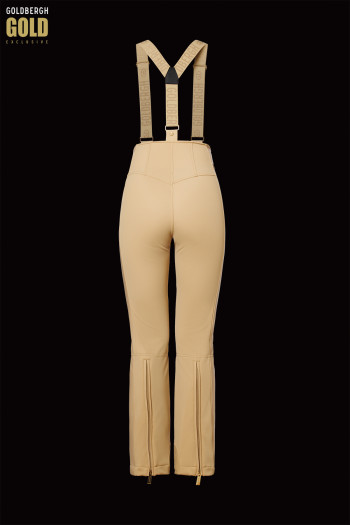 detail Dámské lyžařské kalhoty Goldbergh Fuego Ski Pants Caramello