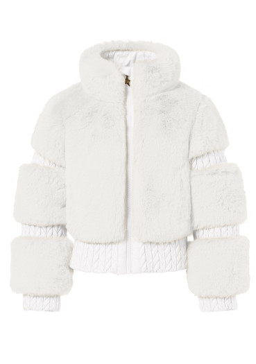 detail Dámská bunda Goldbergh Furry Ski Jacket Cream