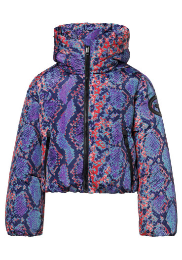detail Dámská bunda Goldbergh Lucinda Ski Jacket Snake Turchese