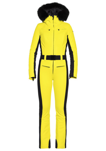 detail Dámská kombinéza Goldbergh Parry Long Ski Suit Faux Borde Limone