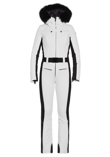 detail Dámská kombinéza Goldbergh Parry Long Ski Suit Faux Borde White