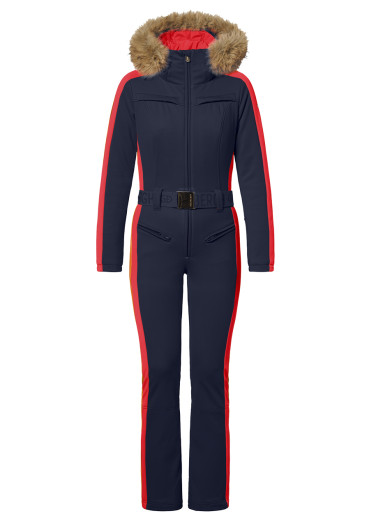 detail Dámská kombinéza Goldbergh Suvi Ski Suit Faux Border French Blue