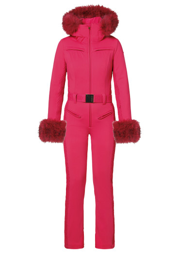 detail Dámská kombinéza Goldbergh Angele Ski Suit Faux Border Italian Rose