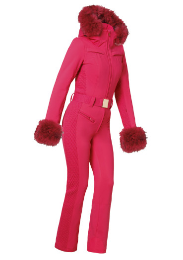 detail Dámská kombinéza Goldbergh Angele Ski Suit Faux Border Italian Rose