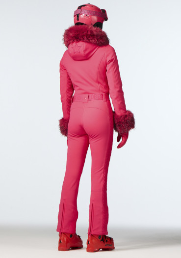 detail Dámská kombinéza Goldbergh Angele Ski Suit Faux Border Italian Rose