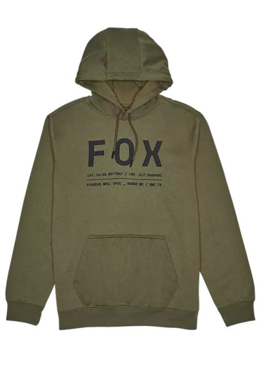 detail Pánská mikina Fox Non Stop Fleece Po Olive Green