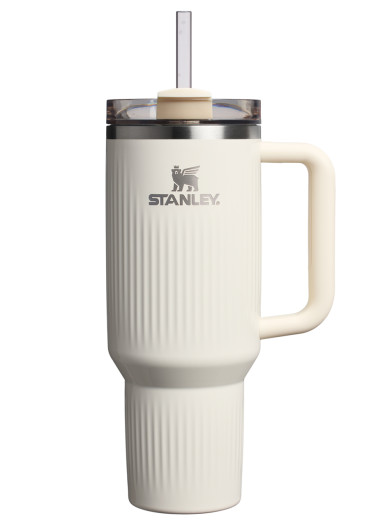 detail STANLEY The Quencher/Cup H2.0 Fluted Tumbler 1180 ml/40oz Cream Gloss