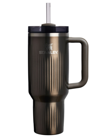 detail Termo hrnek STANLEY The Quencher/Cup H2.0 Fluted Tumbler 1180 ml/40oz GunMetal Shine