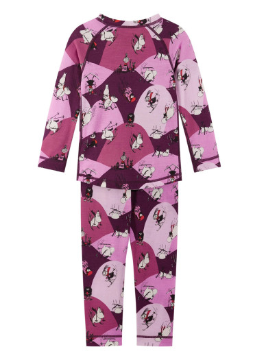 detail Reima Moomin Trivsam - Rose pink, set dětského funkčního prádla
