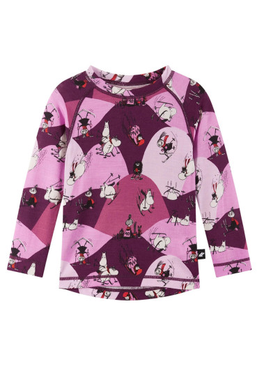 detail Set dětského funkčního prádla  Reima Moomin Trivsam Rose pink