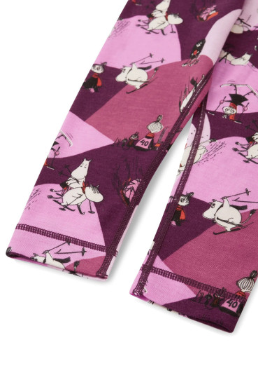 detail Set dětského funkčního prádla  Reima Moomin Trivsam Rose pink