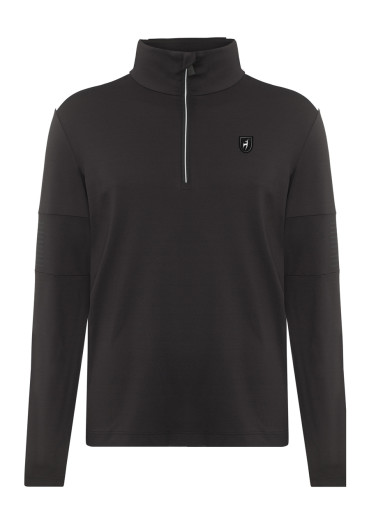 detail Pánská mikina Slim Fit Toni Sailer Victor Men First Layer Black 100