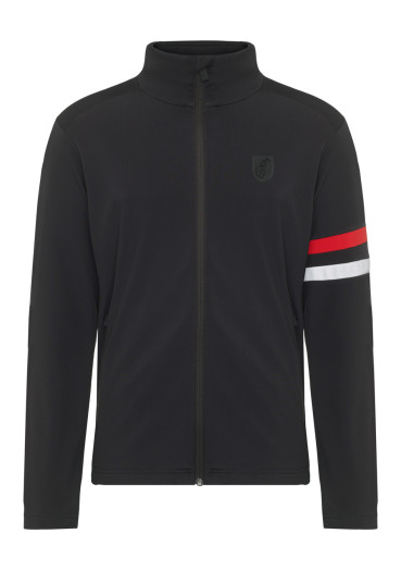 detail Pánská mikina Slim Fit Toni Sailer Damian Men Mid Layer Black 100